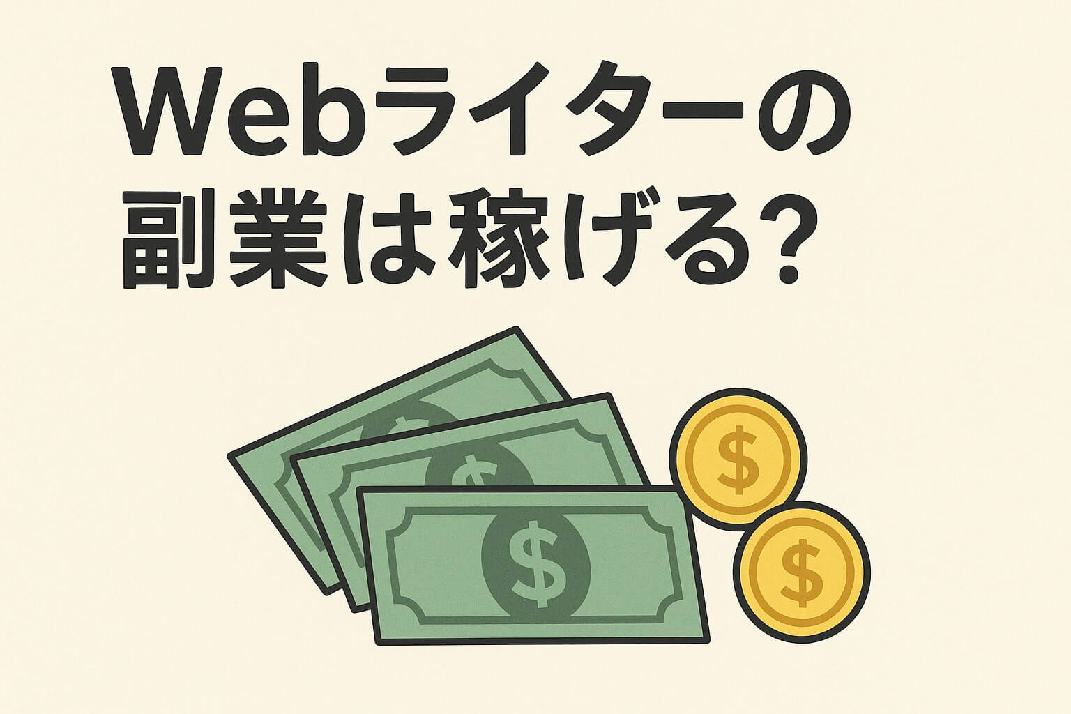 Webライタ-の副業は稼げる?の画像