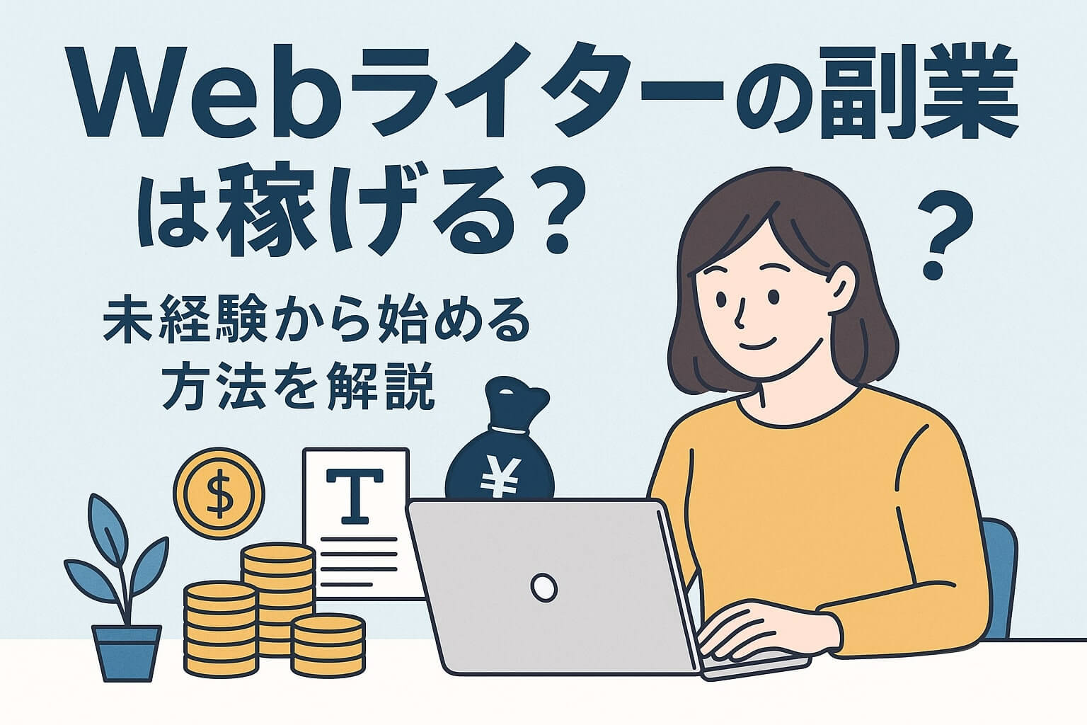Webライタ－の副業は稼げる？