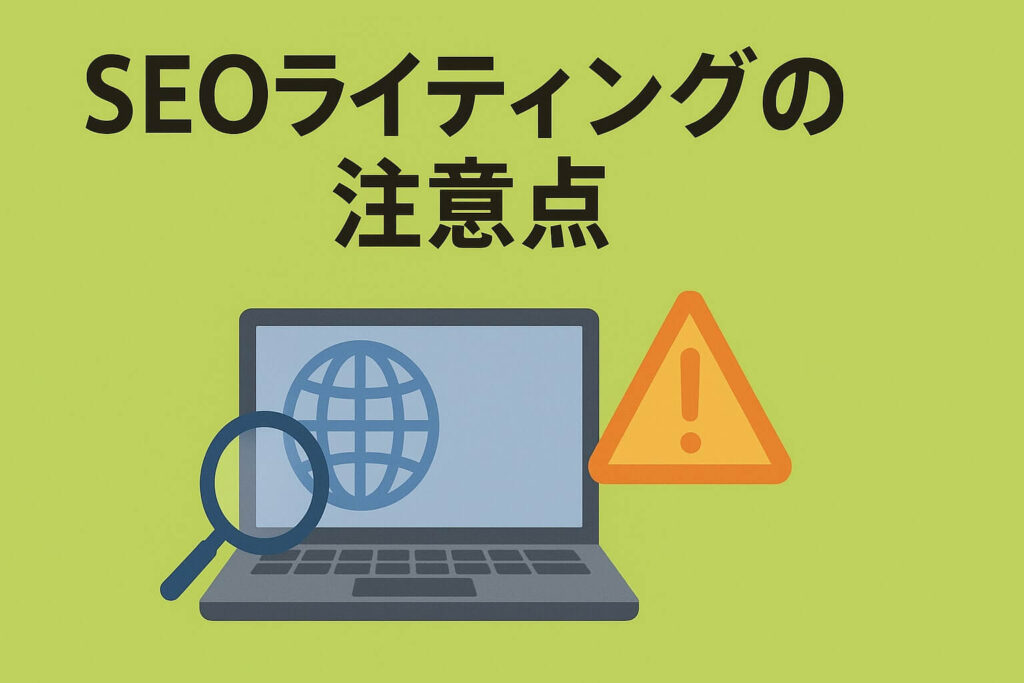 SEOライティングの注意点